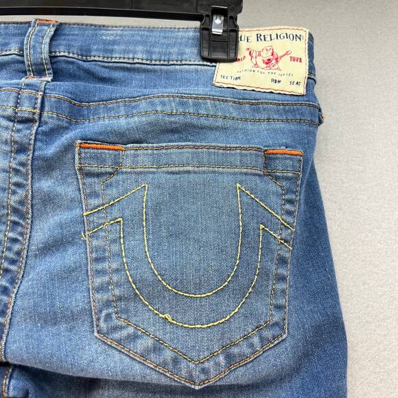 True Religion Women's Stella Low Rise Skinny Jeans Size 31 Medium Wash - Picture 11 of 14